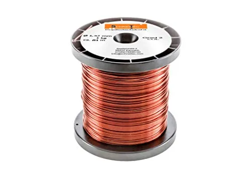Kupferlackdraht W210 Ø 1,32 mm 1 kg, ca. 80m von SchneiTec