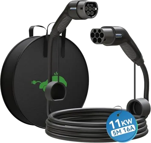 Typ 2 Ladekabel 11 kW 16A 5 Meter für Elektroautos