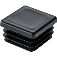 Hettich Einsteckgleiter für Vierkantrohre 2,5 cm x 2,5 cm Schwarz