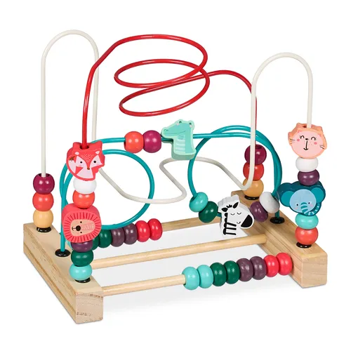 Motorikschleife Motorikspielzeug Holzspielzeug Holzmotorikspielzeug Kinder Holz