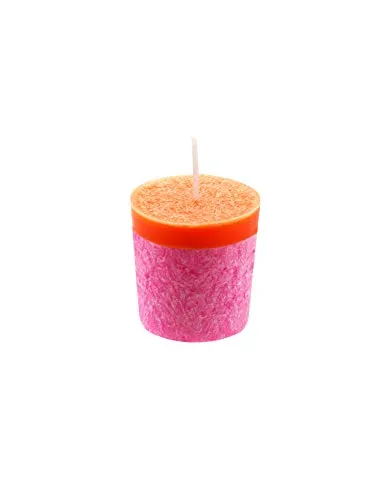 Candle Factory Votivkerzen aus pflanzlichem Stearin, ca. 16h Brennzeit, Duft: Melone & Grapefruit