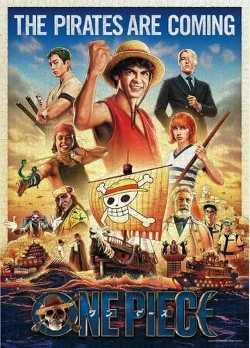 One Piece Puzzle 2000 Teile - Die Piraten kommen - Entdecke das spannende Puzzle 'Die Piraten kommen' mit 2000 Teilen von Epoch. Perfekt für Fans des beliebten Animes One Piece und ideal für entspannte Puzzle-Abende.