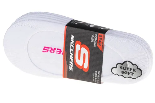 Skechers 5pk Womens Non Terry Socks S110703-WHT von Skechers