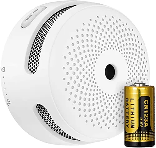 X-Sense Funkvernetzbarer Rauchmelder XS01-WR, Nicht mit Basisstation kompatibel, vernetzter Rauchwarnmelder mit 250 Meter Reichweite, Feuermelder mit austauschbarer Batterie, 1er Set