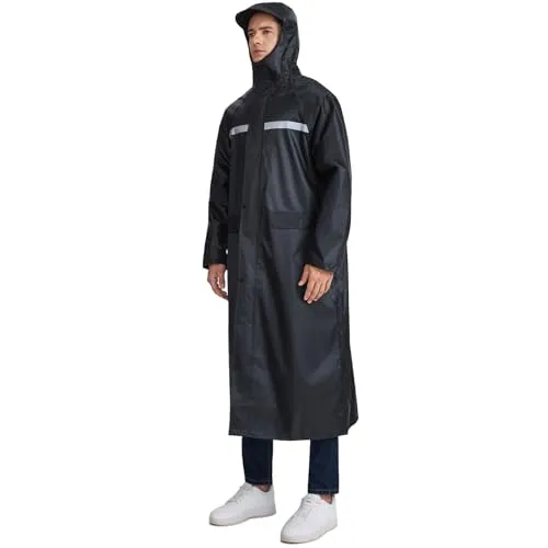 MRWiZMS Regenponcho Fahrrad, WASSERDICHT Regenanzug Herren Damen, Windjacke Fahrradjacke Atmungsaktiv, Ideal für Trekking, Camping und Angeln