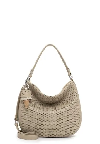 SURI FREY Beuteltasche SFY Cilly, beige 400 - Beuteltasche mit stilvollem Lasercut-Design und praktischem Volumen von 22,575 l – ideal für den modischen Alltag.