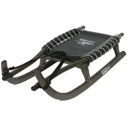 German Luge Rodel GL Rodel 115 cm Doppel Farbe anthrazit Rennstahl,Stahlseil,schwarz