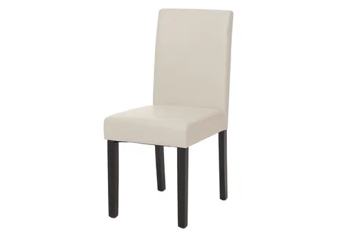 PROREGAL® Esszimmerstuhl Weiß - Klassischer Polsterstuhl mit hoher Rückenlehne - Stuhl für Esszimmer, Wohnzimmer oder Küche mit ergonomischer Polsterung und strapazierfähigem Kunstleder. Elegant und komfortabel für langanhaltenden Sitzgenuss.