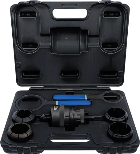 BGS 7763 Radlager-Innenring-Abzieher-Satz - Radlagerwerkzeuge, 8-teilig für universelle Anwendung, ideal zum Abziehen von Lagerinnenringen von 40 - 62 mm Durchmesser, inklusive 4 Abzieher und 2 Ringschlüssel.