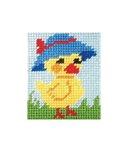 Orchidea Stickpackung für Kinder halber Kreuzstich Ente 9701