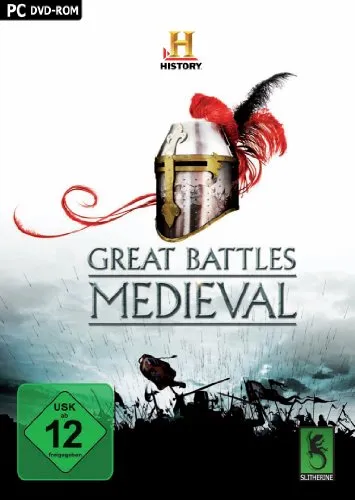 Great Battles Medieval - Historisches Strategiespiel, erlebe 70 Kampfszenarien zwischen Frankreich und England mit authentischen Einheiten und Fähigkeiten, basierend auf HISTORY-Daten.