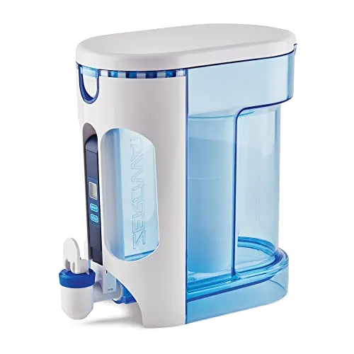 ZeroWater 12 Cup Ready-Read 5-Stage Water Filter Pitcher, NSF-zertifiziert zur Reduzierung von Blei und PFOA/PFOS, sofortige TDS-Ausgabe