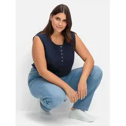 Bequeme High-Waist Jeans in Blau – Größe 52