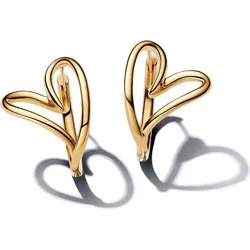 Pandora Essence Organisch Geformtes Herz Creolen von Pandora