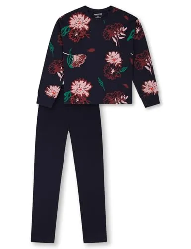 Schiesser Kinder Pyjama Dunkelblau Größe 152 - Bequemer Schiesser Pyjama in Dunkelblau für Kinder, aus 100% Baumwolle. Ideal für erholsame Nächte, mit elastischem Bund und langärmligem Design.