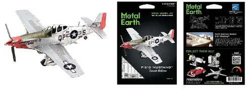 Metal Earth P-51D Mustang Sweet Arlene 3D-Metall-Bausatz Metal Earth 1180