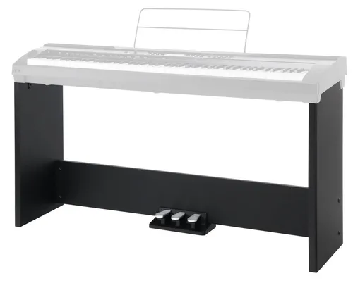 Classic Cantabile UB-100SP Ständer für SP-150 und SP-250 schwarz - Zubehör für Tasteninstrumente, stabiler Ständer mit einfachem Aufbau und 3er-Pedal für optimale Spielposition.