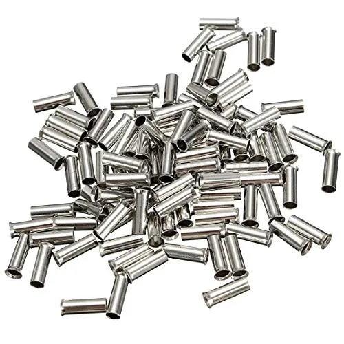 Stück Aderendhülsen blank 0,50mm² 6mm lang unisoliert 100