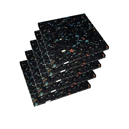 Terrassenpads 90 x 90 x 6mm 8mm 10mm 12mm 15mm 20mm, sowie 100 x 100 x 3mm! Stärke und Menge auswählbar. (100 x 100 x 3mm Menge: 50 Stück)