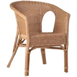 MiaMöbel Armlehnstuhl Rattan im Landhausstil von MiaMöbel