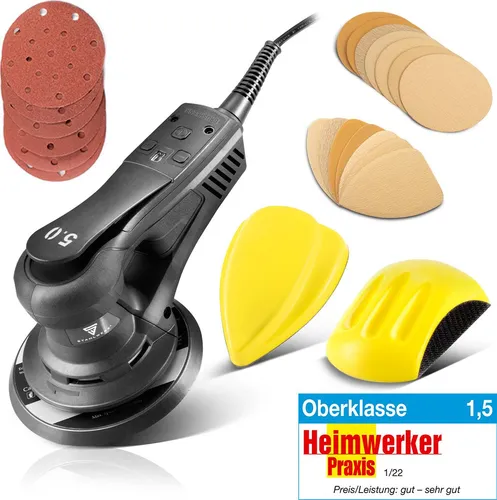 STAHLWERK Exzenterschleifer ES-150 ST – leistungsstarker 350 W Handschleifer
