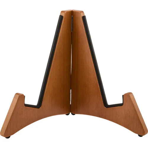 Fender Timberframe Electric Guitar Stand - Gitarren- & Bass-Zubehör mit elegantem Holz-Look, rutschfesten Gummifüßen und sicherem Stand. Ideal für Zuhause oder unterwegs, kompakt zusammenlegbar und schützt den Instrumentenlack.