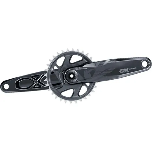 Sram Crank GX Eagle DUB 12SP DM X-SYNC 2 (165 mm) - Veloantrieb, hochwertige Velokurbel mit X-SYNC 2 Technologie für optimale Kraftübertragung und Effizienz auf dem Trail.