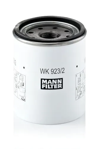MANN-FILTER Kraftstofffilter WK 923/2 für MERCEDES-BENZ & VOLVO - Kraftstofffilter für zuverlässige Motorleistung, passend für zahlreiche Modelle, sorgt für optimale Kraftstoffreinheit und Schutz des Motors.