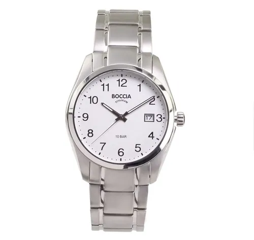 Boccia Quarzuhr 3608-14 – Elegante Titanarmbanduhr - Stilvolle Quarzuhr aus reinem Titan mit mattierter Oberfläche. 10 ATM wasserdicht, ideal für jeden Anlass. Leichte und langlebige Konstruktion für höchsten Tragekomfort.