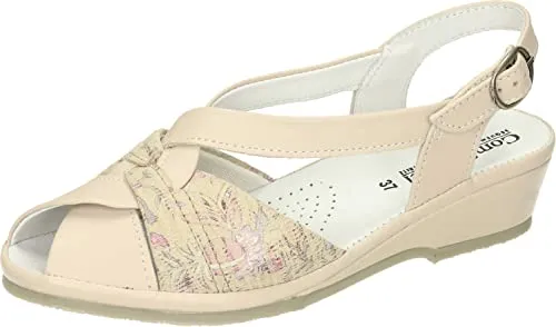 Comfortabel Damen 710144-08 Sandale, beige, 40 EU