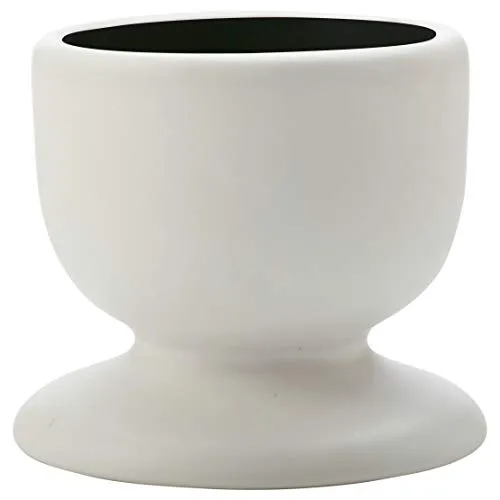 Maxwell & Williams Eierbecher Tint Weiß schwarz D. 5cm Porzellan