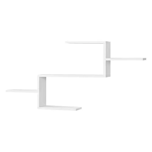 [en.casa] Schweberegal Flekkefjord – Modernes Wandregal mit 5 Ablagen