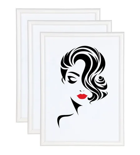 IDEAL TREND Bilderrahmen 3er 5er Set Classic Leichter Kunststoff Bilder Foto Rahmen Poster Sc