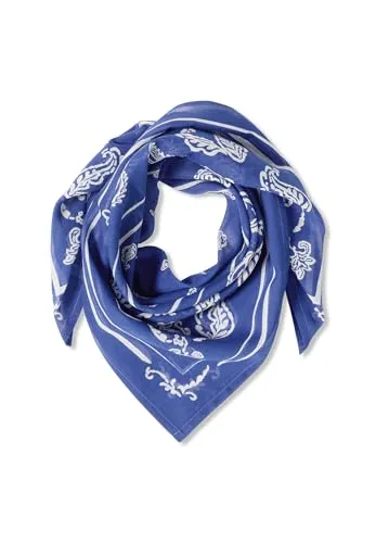 Cecil Bandana aus Baumwolle mit Print deep river blue A