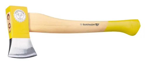 Ochsenkopf Spalt-Fix-Beil - Robustes Eschenholz, 50 cm, 1,65 kg, ideal zum Spalten von Holzscheiten mit langlebiger Schneide und sicherem Halt