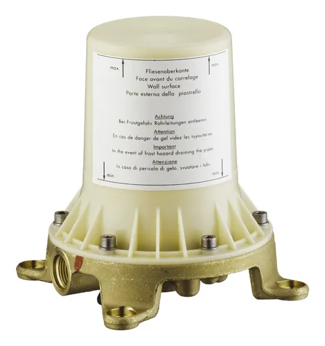 hansgrohe Grundkörper für Wannenarmatur 10452180 - Armaturen Grundset für Axor Zweigriff Wannenarmatur, ideal für bodenstehende Montage direkt auf dem Rohfußboden, passend für alle Fertigsets außer Axor Montreux.