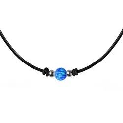 Halsketten Blau von Edellis