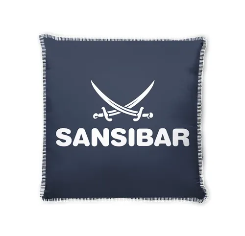 Kissenhülle SANSIBAR DOUBLE BH 50x50 cm blau