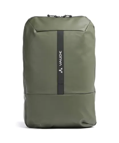 Vaude Mineo Backpack 17 - Khaki - Daypack mit 17 Litern Volumen, ideal für Stadtabenteuer. Aus recyceltem, wasserabweisendem Material, mit Laptopfach und praktischen Details wie Daisychain und reflektierenden Elementen.