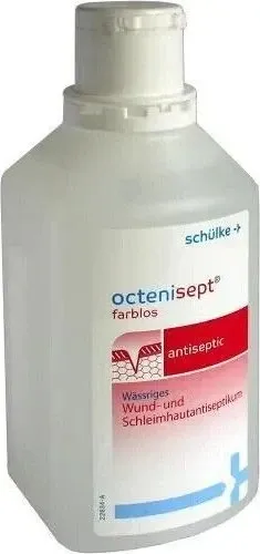 OCTENISEPT Lösung 500 ml - Antiseptische Lösung mit geprüfter Qualität, ideal zur Unterstützung der Pflege und Reinigung bei Wunden.