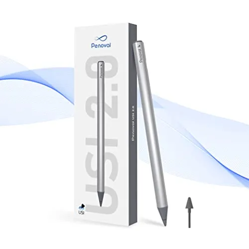 Penoval USI 2.0 Eingabestift für Chromebook - Eingabestift mit 4096 Druckstufen und magnetischer Absorption für präzises Zeichnen und Schreiben, ideal für Chromebooks, Google Pixel Tablet und Amazon Fire Max 11.