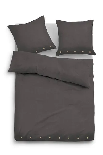 Tom Tailor Leinen Bettwäsche Stone in grau von Tom Tailor