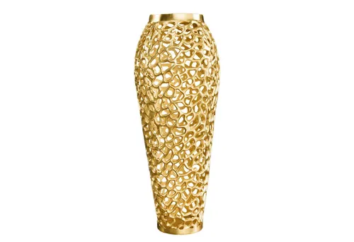 riess-ambiente Bodenvase ABSTRACT LEAF 65cm gold in gold von Riess-Ambiente