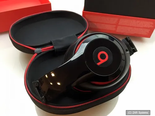Apple Beats by Dr. Dre Hi-Fi Kopfhörer Over-Ear, Schwarz-Rot, NEUW. MHA22ZMA #01