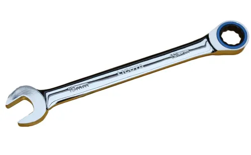 Ringratschenschlüssel 30mm - Feinverzahnt, Industrie Qualität - Hochwertiger 30mm Ringratschenschlüssel aus Chrom-Vanadium Stahl, ideal für präzises Arbeiten in engen Platzverhältnissen. Perfekt für Werkstätten und industrielle Anwendungen.