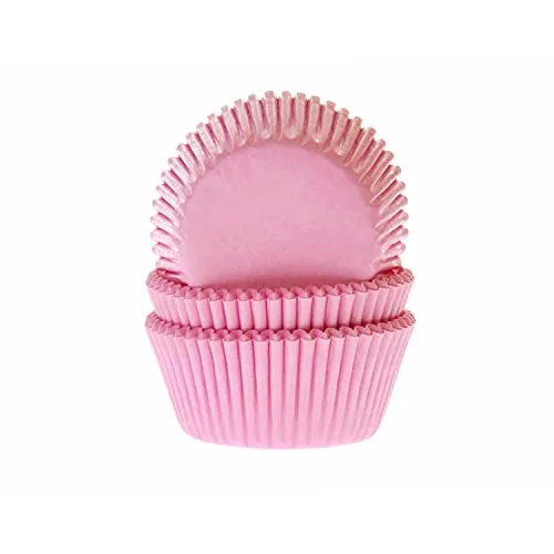 House of Marie 50 Muffinförmchen, rosa