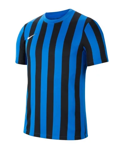 Nike Fußballtrikot Division IV Striped kurzarm - Trikots für Fußballspieler, atmungsaktiv und schweißableitend dank Dri-FIT Technologie, ideal für Training und Spiele.