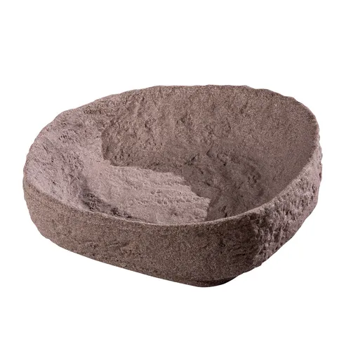 Pflanzschale für Regentonne Hinkelstein in Steinoptik rot - Wasserspeicher & Regentonnen - Abnehmbarer Deckel für einfache Nutzung, ideal zur Verschönerung Ihrer Regentonne, macht das Regenwasser sammeln stilvoll.