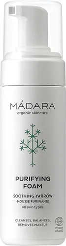 Mádara Organic Skincare Reinigungsschaum Gesicht, 150 ml - Reinigungsschaum für das Gesicht mit Schafgarbenextrakt, vegan und Ecocert-zertifiziert. Sanfte, gründliche Reinigung und Make-up Entferner für alle Hauttypen.