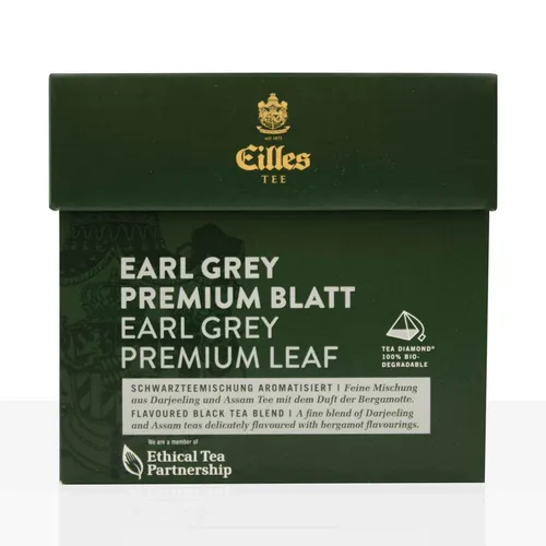 EILLES TEE Tea Diamond EARL GREY Premium Blatt im Pyramidenbeutel